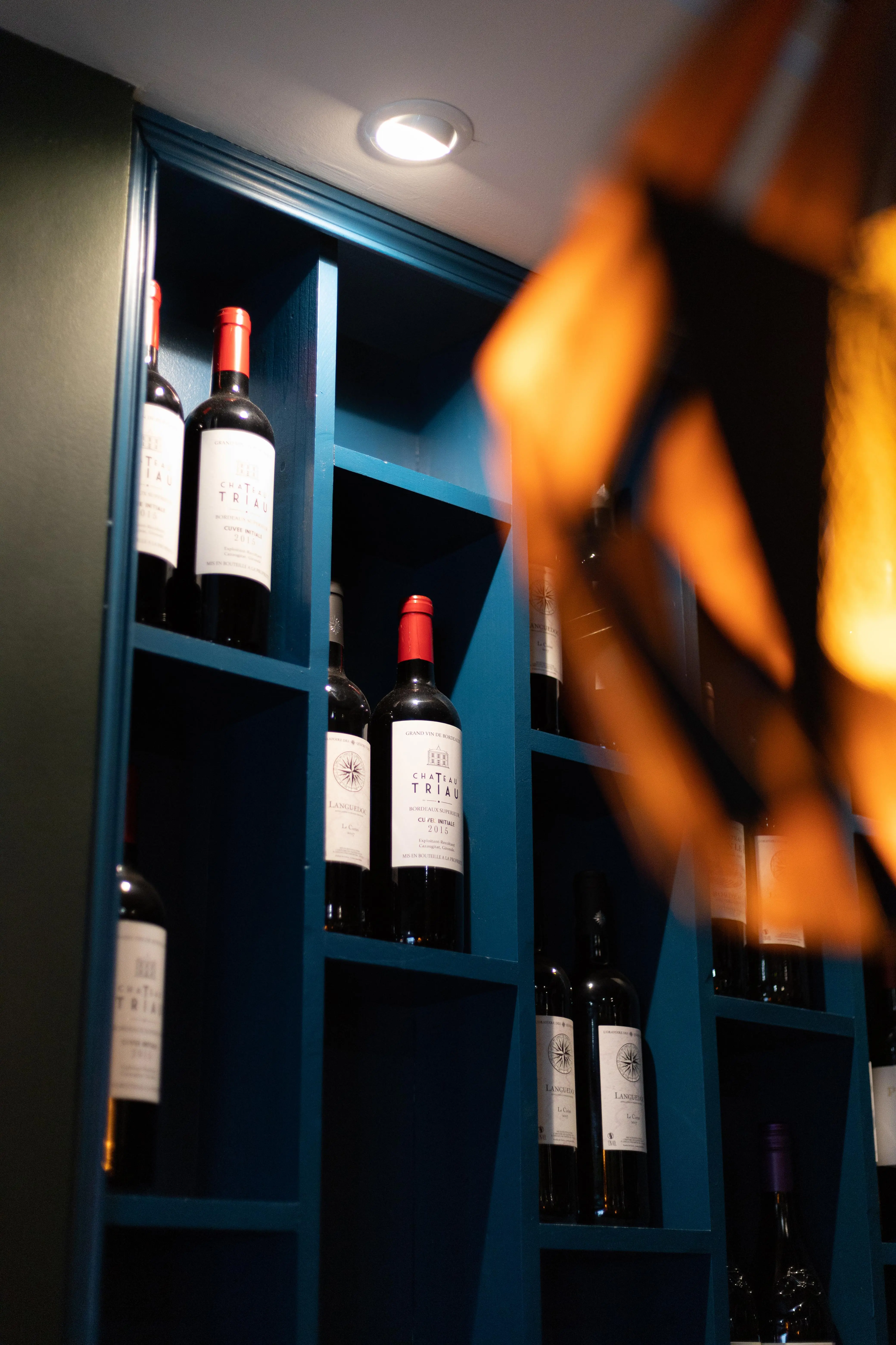 Bodega de vinos del restaurante