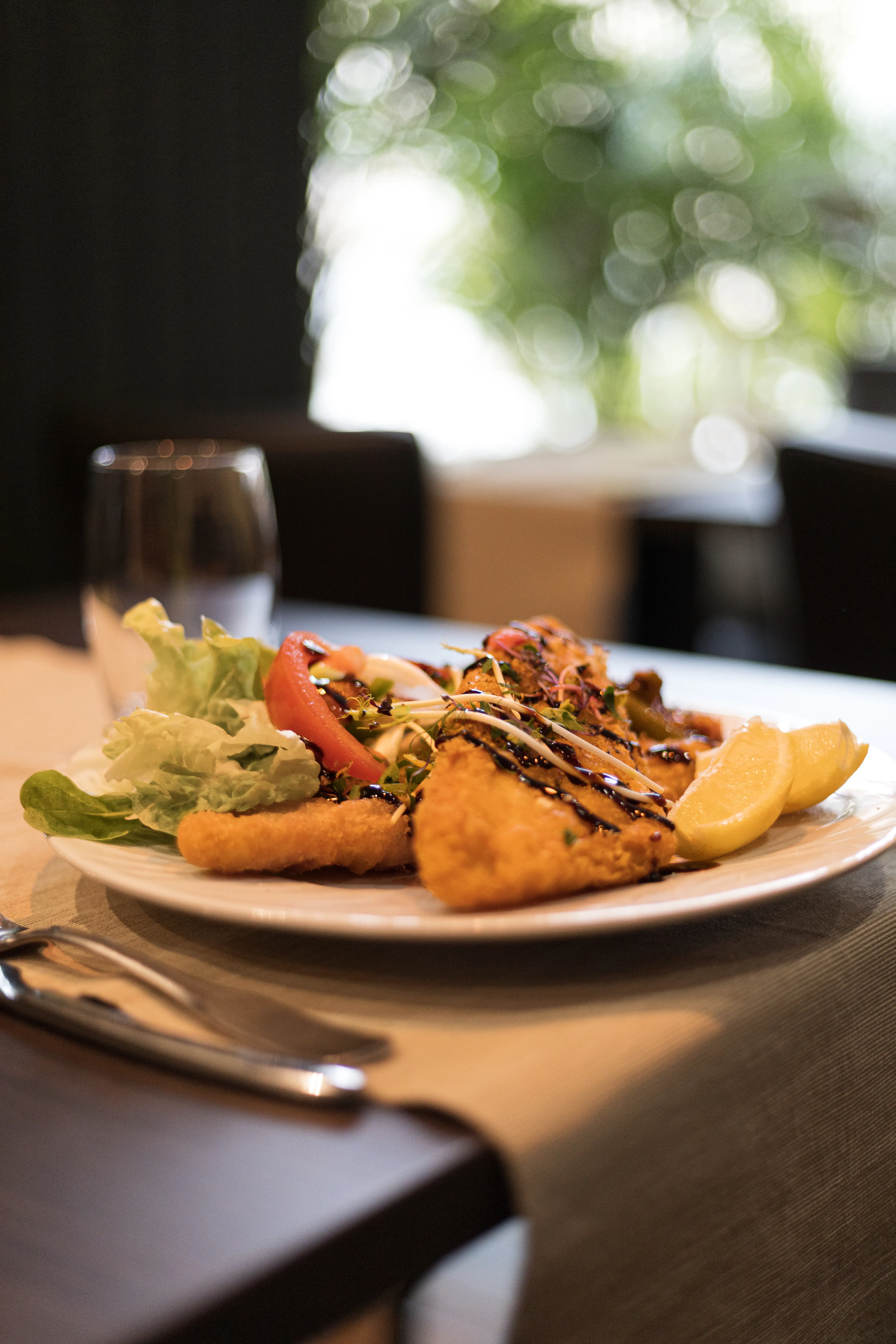Pescado empanado, cocina casera